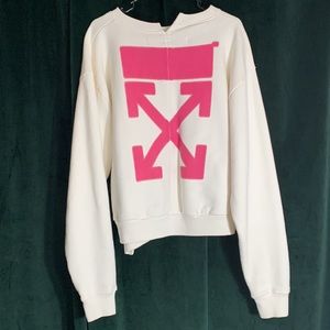 Womens Off-White crew neck sweater